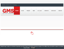 Tablet Screenshot of gms.dk